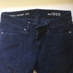 Gap corduroy navy pants